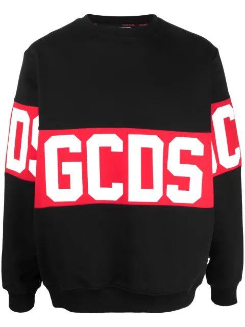 GCDS Large logo print jumper