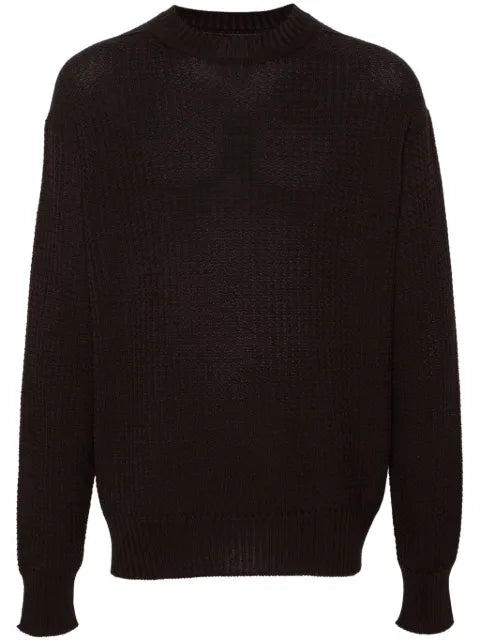 Homme Plissé Issey Miyake crew-neck cotton jumper