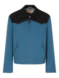 Marni water-repellent gabardine jacket with contrast yokes