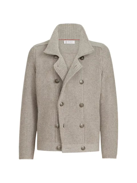 Brunello Cucinelli notch-lapel cardigan