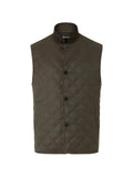 Zegna dark olive green Trofeo 15milmil15 wool vest