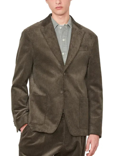 Officine Generale Michel corduroy single-breasted blazer