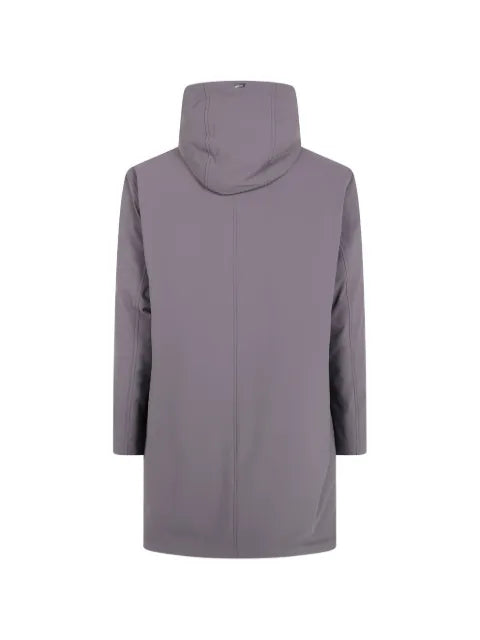 Herno faux-fur trim hooded coat