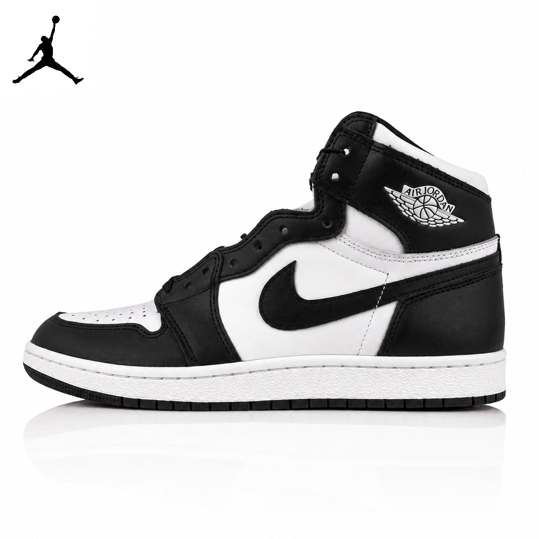 Air Jordan 1 High Black and White Panda 85 Unisex Sneakers BQ4422-001 Style 16