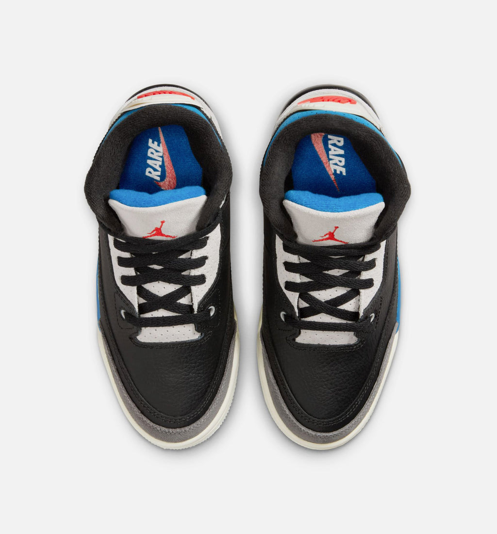 Air Jordan 3 Retro OG “Rare Air” Preschool Lifestyle Shoes (PS)