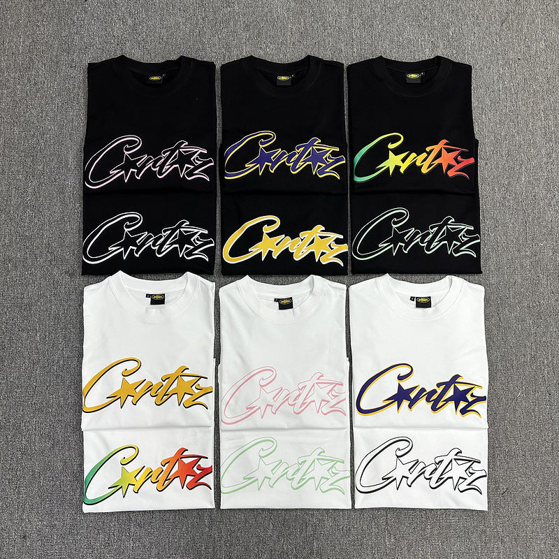 Corteiz Circle Logo Graphic Oversized Tee Streetwear Unisex