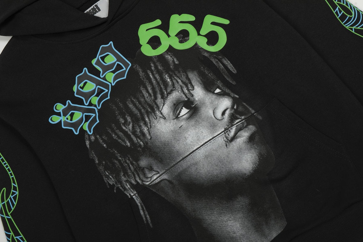 Sp5der Portrait Graphic Hoodie & Jogger Matching Set