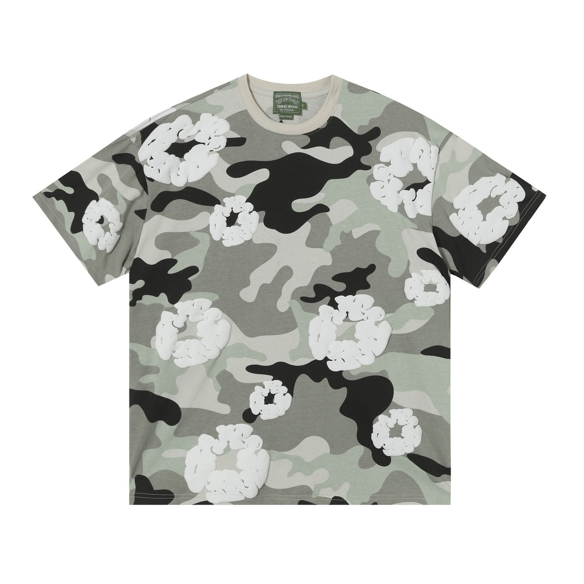 DENIM TEARS Floral Camo T-Shirt & Shorts Set